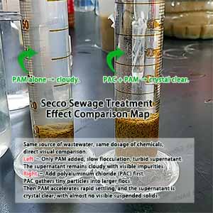 Synergistic Use of Polyaluminum Chloride (PAC) and Polyacrylamide (PAM) कीलभूमिका भागः